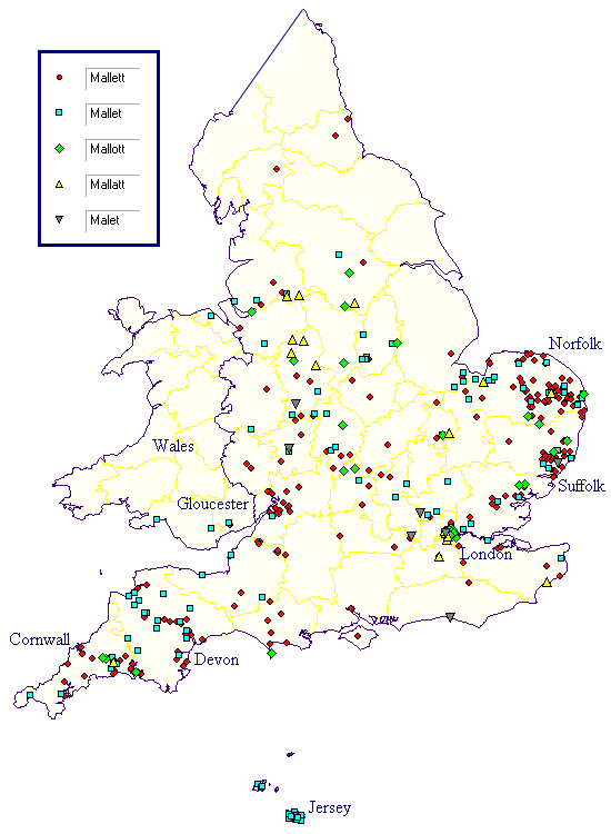 Map - 'Mal' Variant Distribution