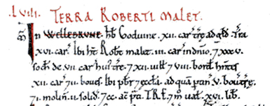 Malet Domesday